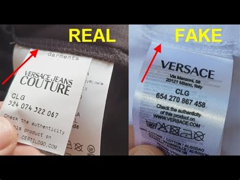 versace jeans couture real vs fake|Versace qr code check.